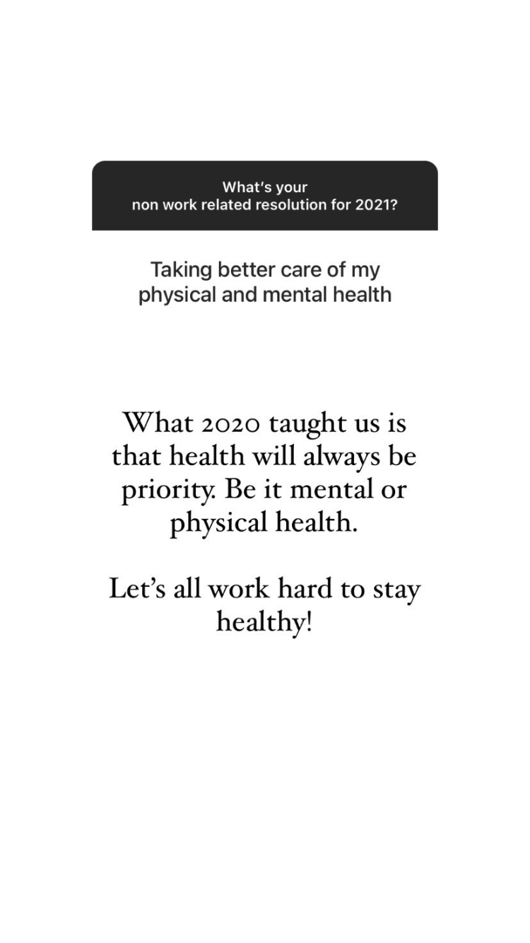 Take care of my physical and mental health